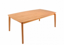 Mesa de Jantar Moda - 1,60x0,90 - Retangular Laminada em Madeira Maciça - Madeira Decor