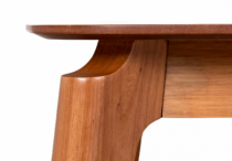 Mesa de Jantar Moda - 1,60x0,90 - Retangular Laminada em Madeira Maciça - Madeira Decor